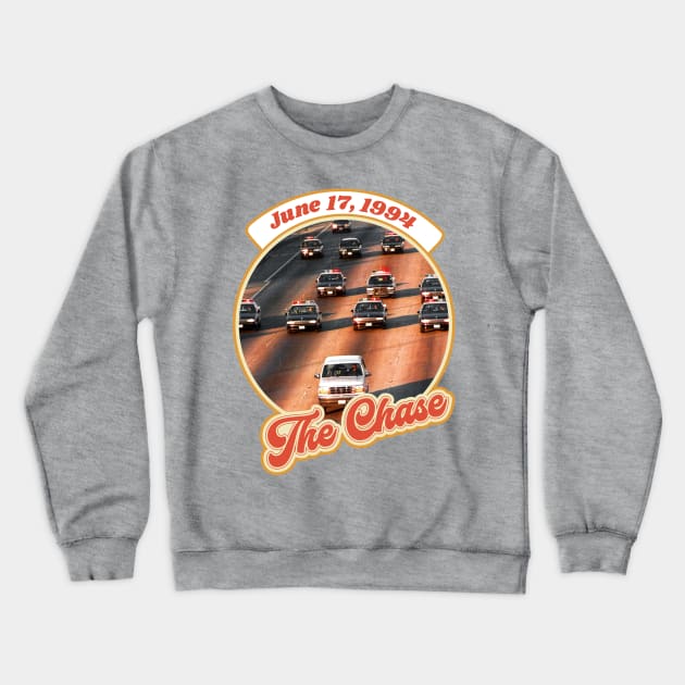 Retro The Chase OJ 1994 Infamy Design Crewneck Sweatshirt by darklordpug